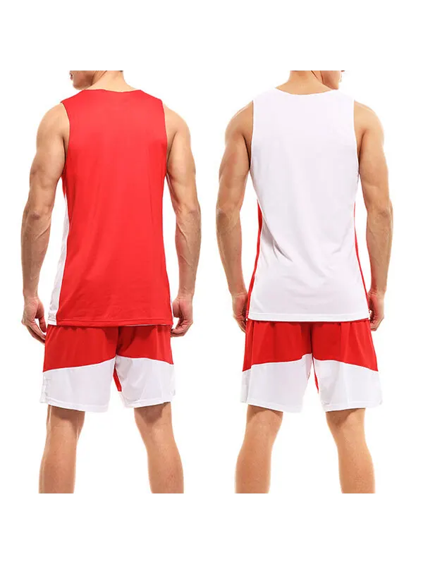 Шорты sports training breathable shorts red white splicing Nike — изображение 2 из 3, мульти