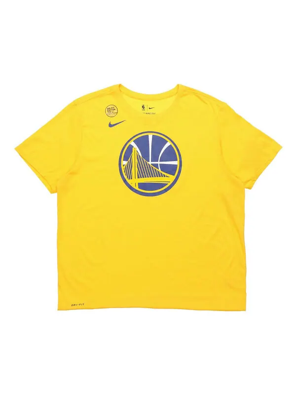 Футболка золотые воины штата как gsw m nk сухая футболка es логотип пара стиль Nike — изображение 1 из 2, желтый