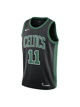 Майка Nike Kyrie Irving Statement Edition Swingman Jersey SW Black — изображение 1 из 4, черный/зеленый