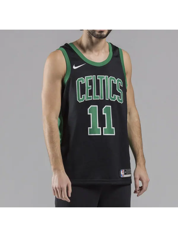 Майка Nike Kyrie Irving Statement Edition Swingman Jersey SW Black — изображение 4 из 4, черный/зеленый