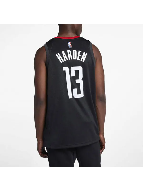 Спортивная футболка nba basketball jersey vest sw fan edition rockets 13 black Nike — изображение 4 из 4, черный