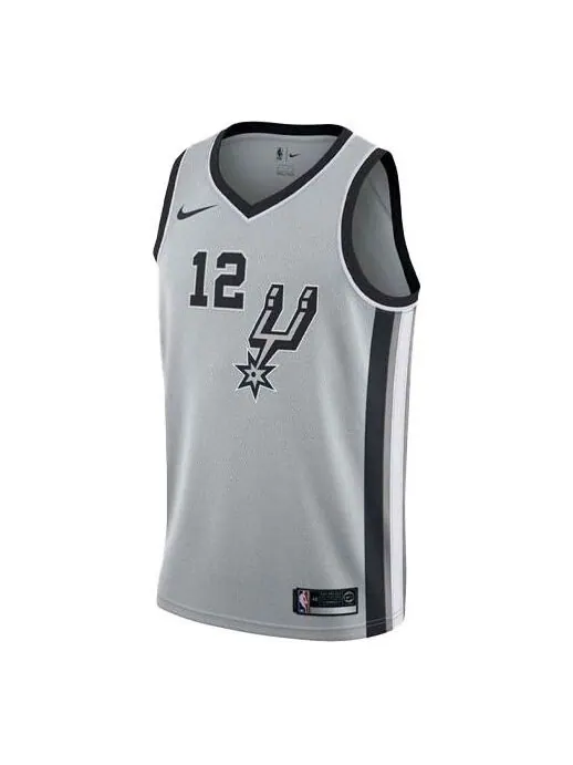 Майка Nike x NBA San Antonio Spurs Jerseys 'LaMarcus Aldridge 12' — изображение 1 из 2, серый/мульти