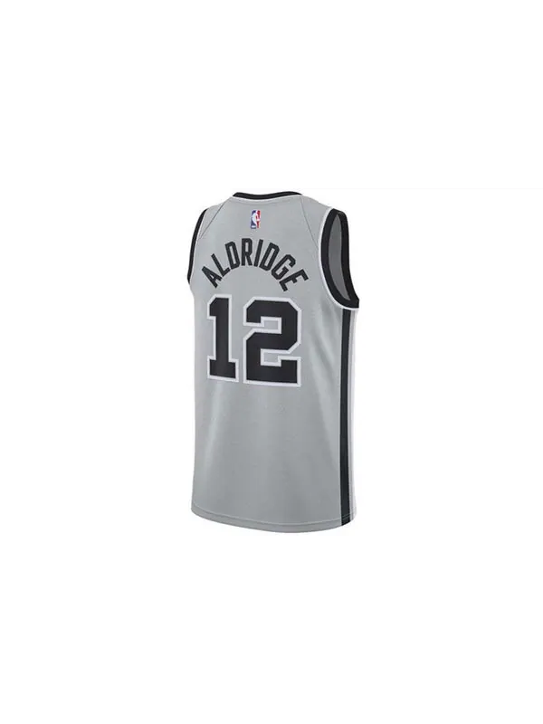 Майка Nike x NBA San Antonio Spurs Jerseys 'LaMarcus Aldridge 12' — изображение 2 из 2, серый/мульти