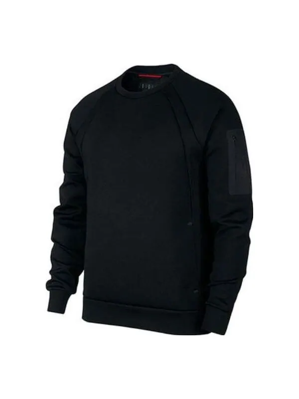 Толстовка Men's Air Jordan Alphabet Pattern Long Sleeves Solid Color Cotton Round Neck Black — изображение 1 из 4, мульти