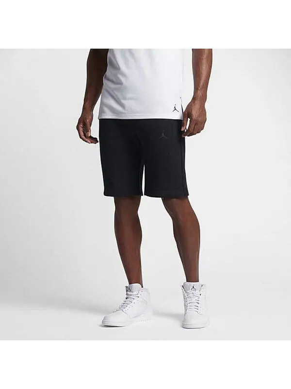 Шорты баскетбольные спортивные трикотажные шорты Air Jordan — изображение 4 из 4, черный
