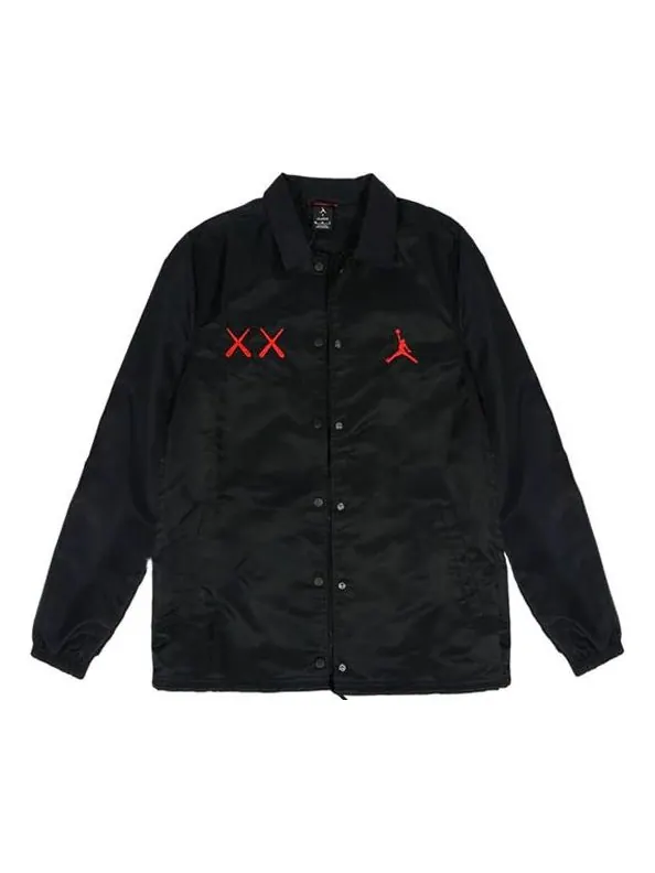 Спортивный топ Air Jordan KAWS Coaches Jacket 884483-010 — изображение 1 из 2, цементный