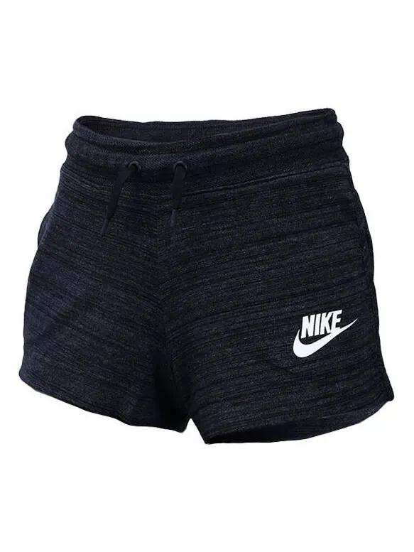 Шорты спортивные av15 трикотажные спортивные шорты на шнурке Nike — изображение 1 из 4, черный/белый