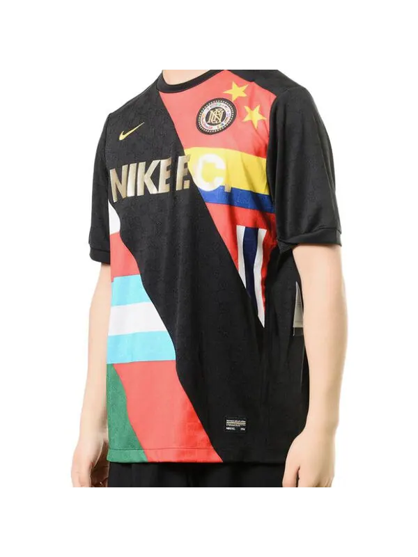 Футболка Nike FC Flag T-Shirts 'Black' — изображение 2 из 3, черный/мульти