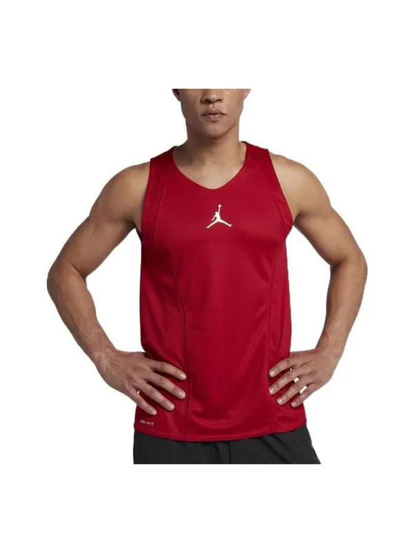 Майка-Топ с подъемом dri fit Air Jordan — изображение 1 из 4, красный/мульти