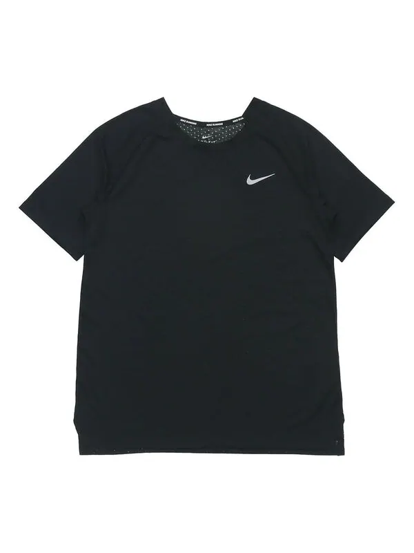 Футболка dri fit tailwind с коротким рукавом для бега Nike — изображение 1 из 2, черный