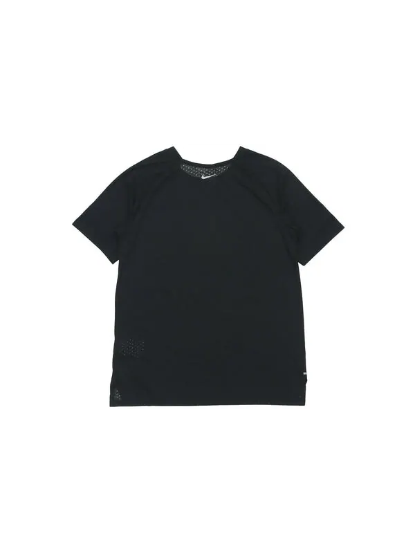 Футболка dri fit tailwind с коротким рукавом для бега Nike — изображение 2 из 2, черный