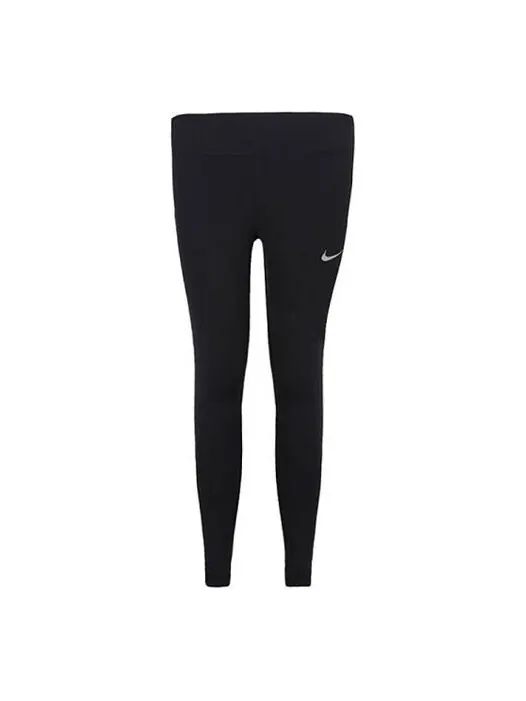 Брюки epic lux luxury tight 'black white' Nike — изображение 1 из 4, черный/белый