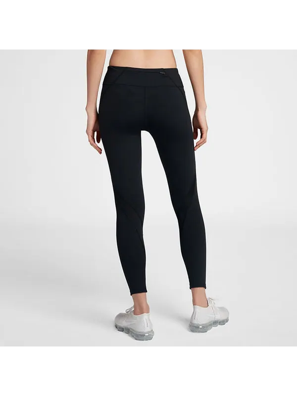 Брюки epic lux luxury tight 'black white' Nike — изображение 4 из 4, черный/белый