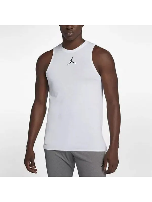 Майка Air Jordan 23 Alpha Dri-fit Training Top Men White — изображение 3 из 4, белый