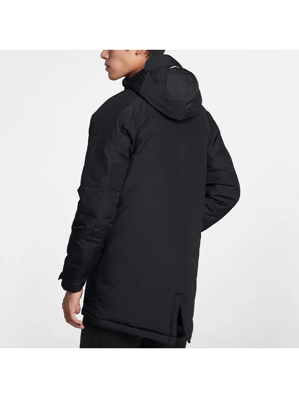 Куртка academy18 sports football hooded jacket men black Nike — изображение 4 из 4, черный