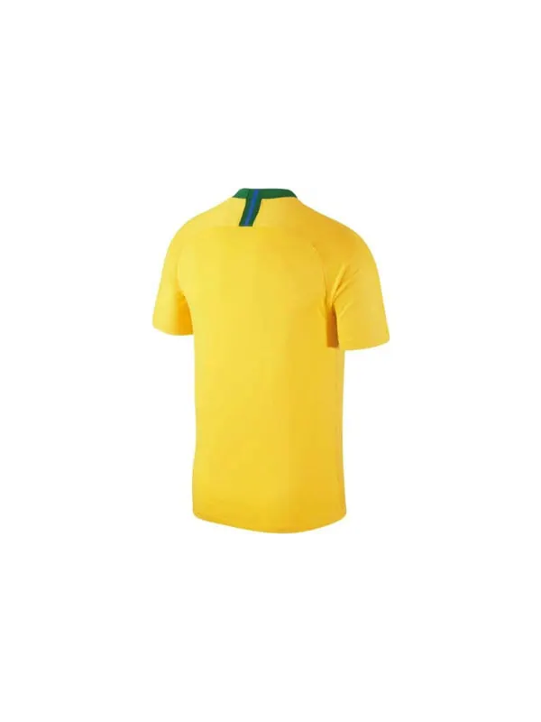 Футболка brasil 2018 home jersey brazil football jersey fan edition yellow Nike — изображение 2 из 2, желтый/зеленый