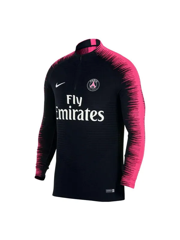 Куртка Nike Contrasting Colors Alphabet Team Half Zipper Soccer Jacket 'Black Pink' — изображение 1 из 4, мульти