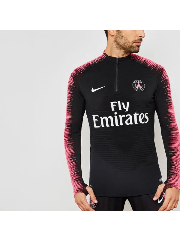 Куртка Nike Contrasting Colors Alphabet Team Half Zipper Soccer Jacket 'Black Pink' — изображение 4 из 4, мульти