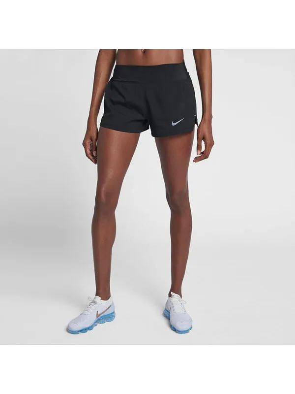 Шорты eclipse 3 dri fit быстросохнущие шорты для бега Nike — изображение 3 из 4, черный/белый