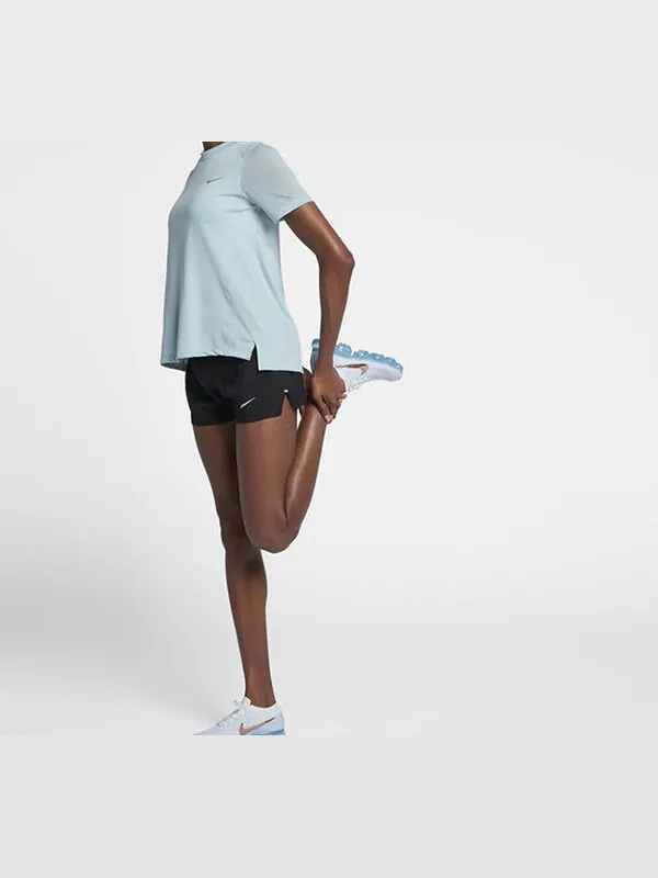 Шорты eclipse 3 dri fit быстросохнущие шорты для бега Nike — изображение 4 из 4, черный/белый