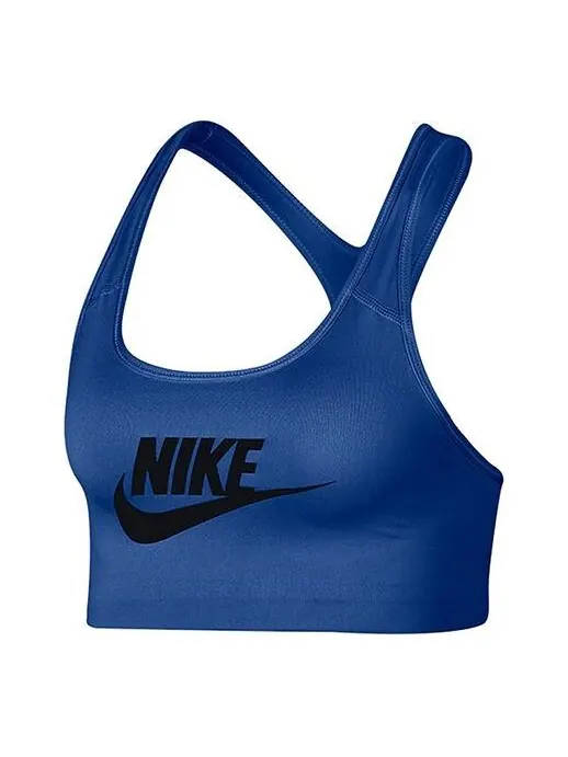 Футболка (WMNS) Nike Classic Swoosh Futura 'Rcaer Blue Black' — изображение 1 из 2, синий/черный