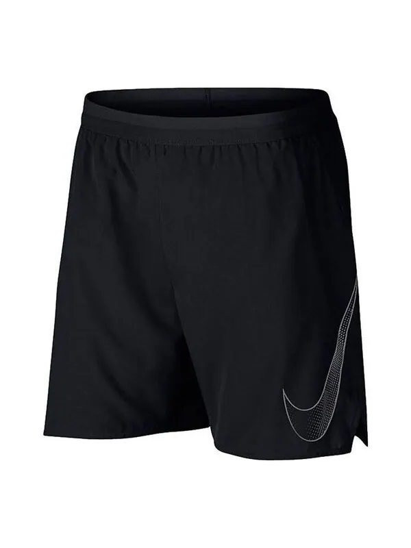 Шорты men's solid color breathable logo quick dry shorts black Nike — изображение 1 из 4, мульти