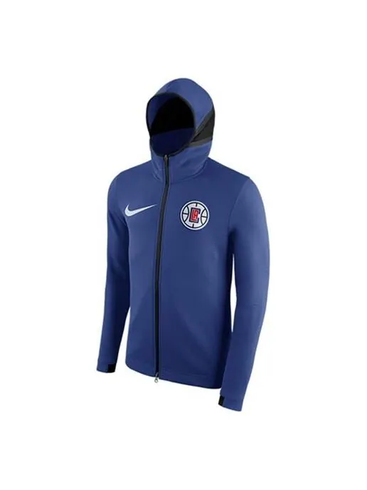 Куртка Nike Therma Flex Showtime NBA Los Angeles Clippers Player Edition Jacket Blue — изображение 1 из 2, синий