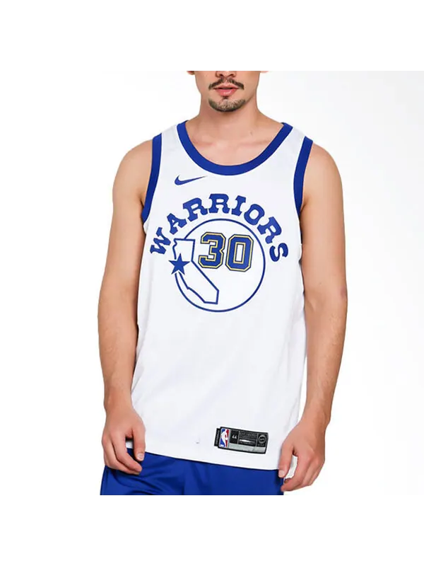 Спортивная футболка golden state warriors curry 30 white hardwood classic swingman jersey Nike — изображение 3 из 4, белый