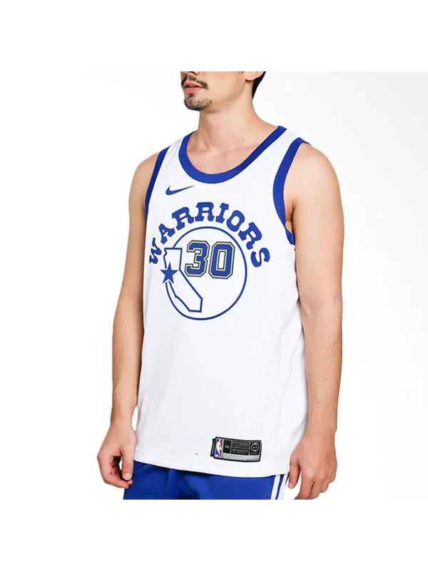 Спортивная футболка golden state warriors curry 30 white hardwood classic swingman jersey Nike — изображение 4 из 4, белый