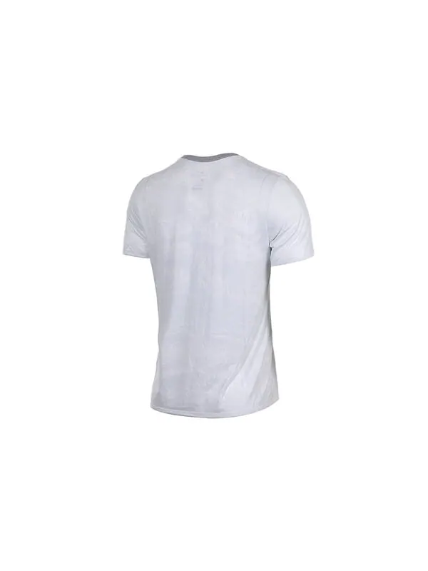 Футболка Nike LeBron James Logo Printing Round Neck Short Sleeve White Gray — изображение 2 из 2, белый