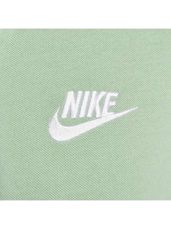 Футболка Nike Logo Polo T-Shirt 'Green' — изображение 2 из 4, зеленый/коричневый