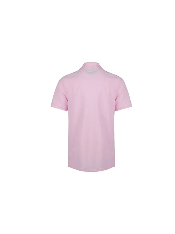 Футболка men's casual short sleeve polo pink polo shirt Nike — изображение 2 из 2, розовый