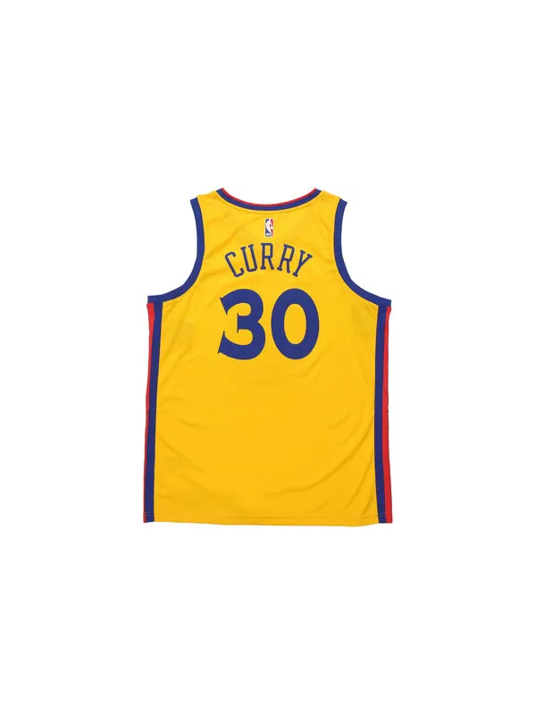 Майка Nike NBA 30 golden state warriors stephen curry Jersey Yellow — изображение 2 из 2, желтый