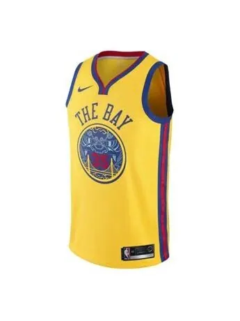 Спортивная футболка kevin durant nba city ed swingman golden state warriors jersey yellow Nike — изображение 1 из 4, желтый