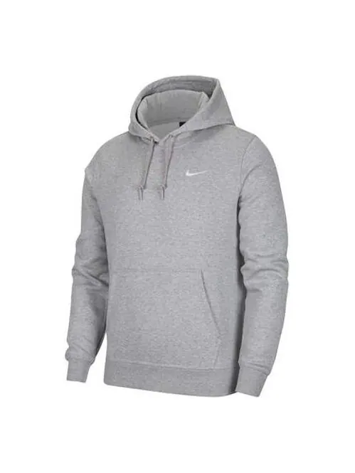 Толстовка Men's Nike Club Swoosh Logo Printing Gray — изображение 1 из 3, серый