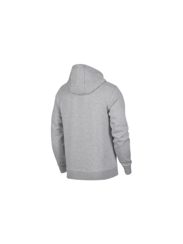 Толстовка Men's Nike Club Swoosh Logo Printing Gray — изображение 2 из 3, серый