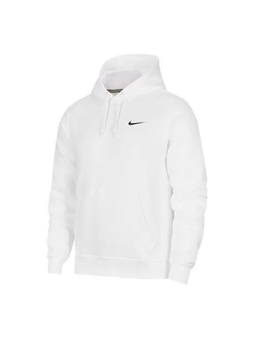 Толстовка Nike Club Swoosh Solid Color Logo Printing White — изображение 1 из 3, белый