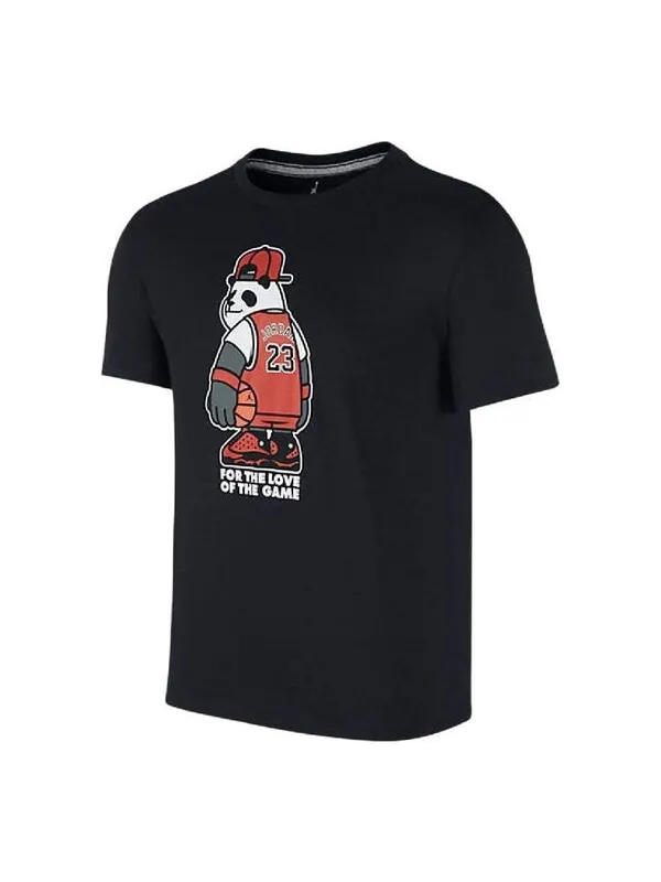 Футболка double eleven panda Air Jordan — изображение 1 из 1, черный/белый