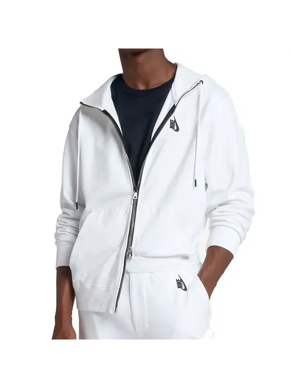 Куртка nrg fz hoodie 'white' Nike — изображение 1 из 1, белый/черный