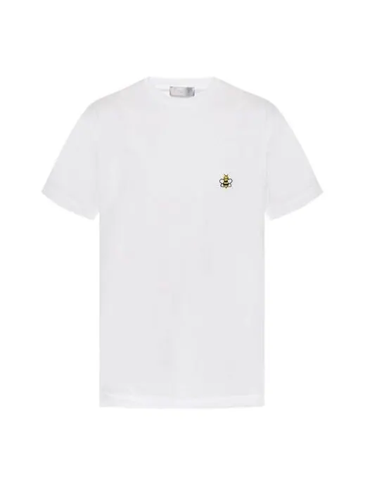 Футболка men's x kaws crossover logo short sleeve white Dior