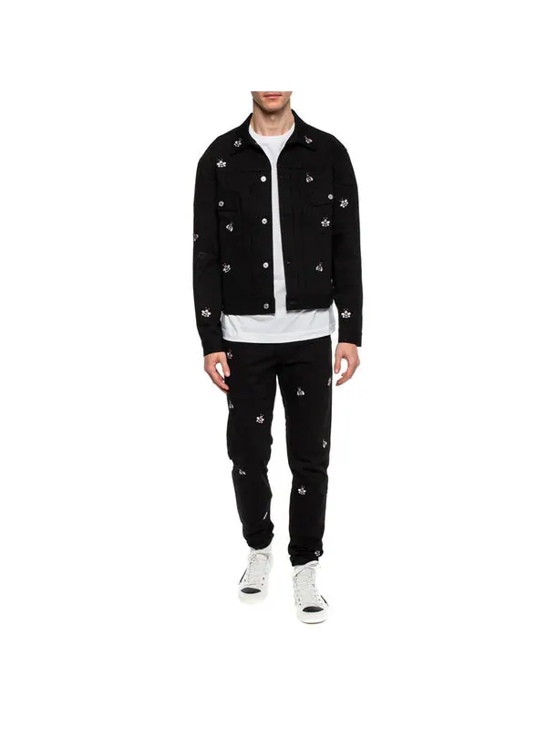 Футболка men's x kaws crossover logo short sleeve white Dior — изображение 4 из 4, белый