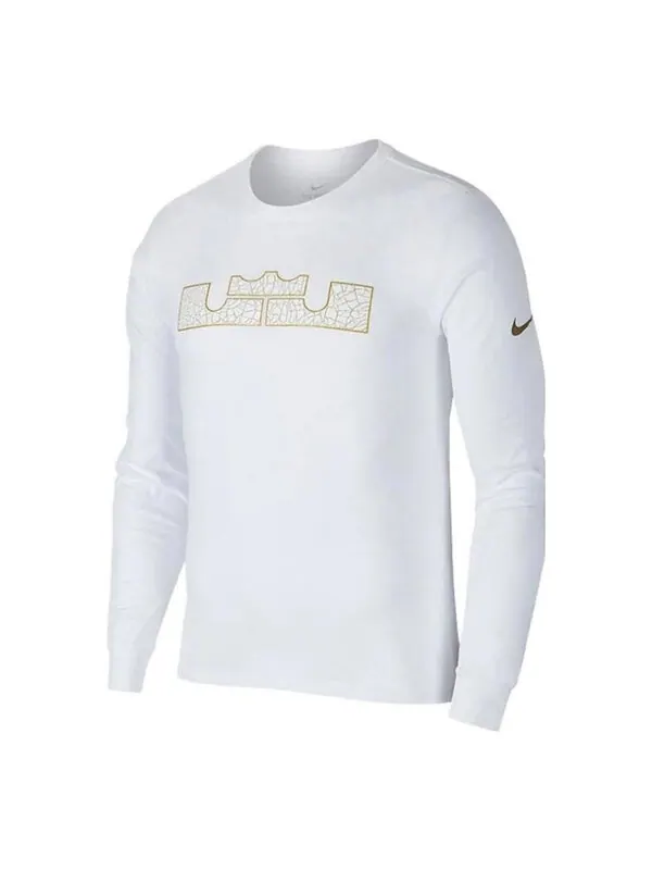 Футболка с логотипом dri fit lebron Nike — изображение 1 из 2, белый/мульти