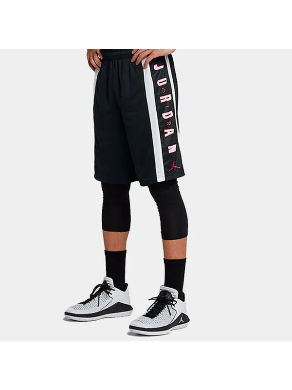 Шорты rise contrasting colors alphabet printing sports shorts black Air Jordan — изображение 2 из 4, черный