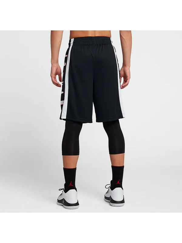 Шорты rise contrasting colors alphabet printing sports shorts black Air Jordan — изображение 3 из 4, черный