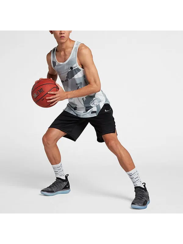Майка Nike KD TANK HYPERELITE Durant Men's Sports Training Basketball Vest Men's Grey — изображение 3 из 4, светлый серый