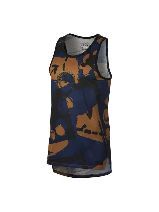 Жилет Nike KD Durant Men's Basketball Sports Casual Vest Men's Blue/Yellow — изображение 1 из 6, желтый