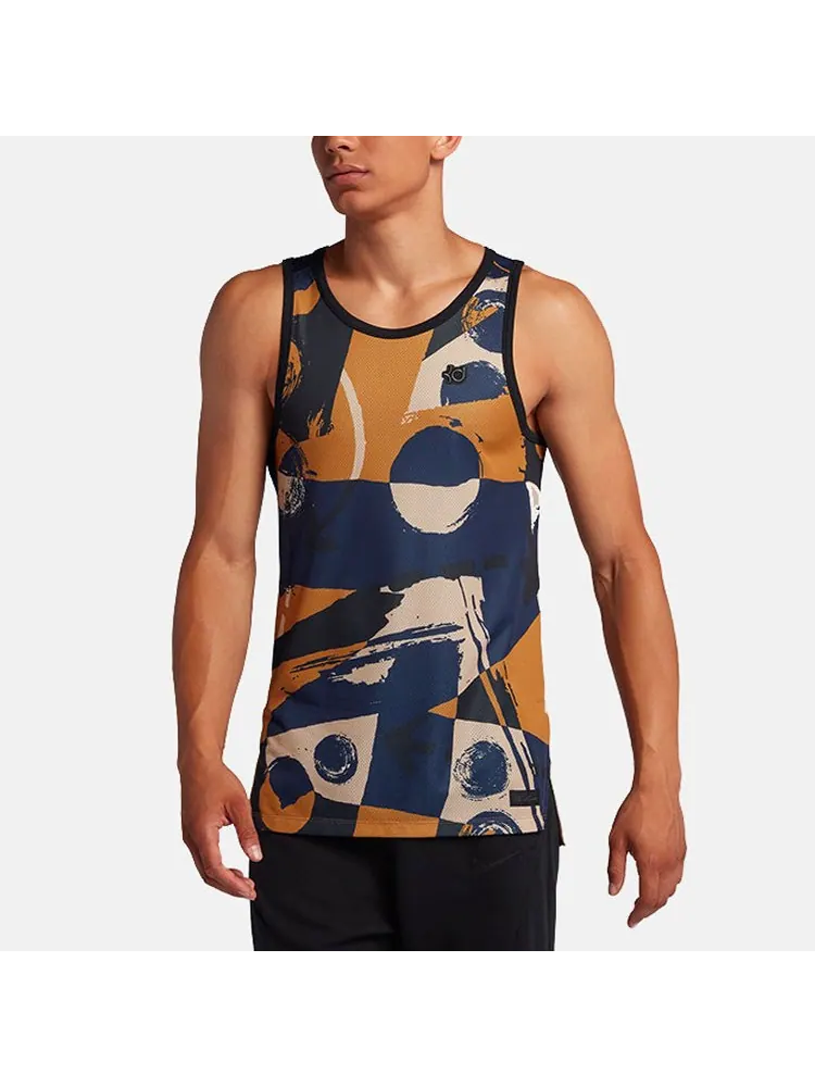 Жилет Nike KD Durant Men's Basketball Sports Casual Vest Men's Blue/Yellow — изображение 4 из 6, желтый
