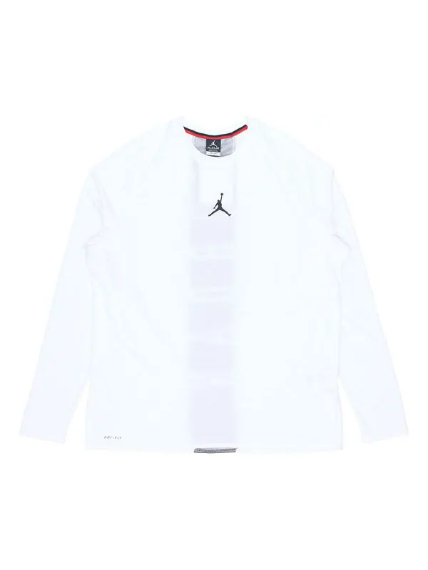 Футболка 23 alpha dri fit back print long sleeves white Air Jordan
