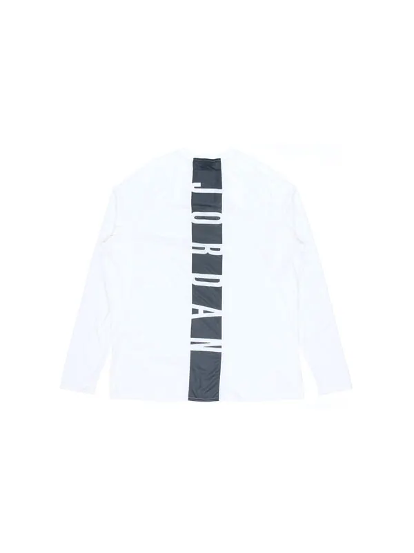 Футболка 23 alpha dri fit back print long sleeves white Air Jordan — изображение 2 из 4, белый