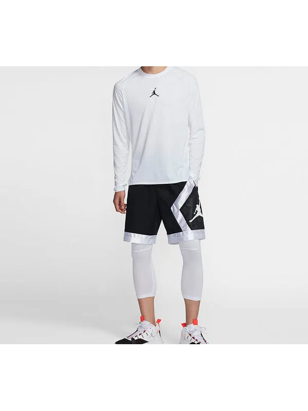 Футболка 23 alpha dri fit back print long sleeves white Air Jordan — изображение 3 из 4, белый